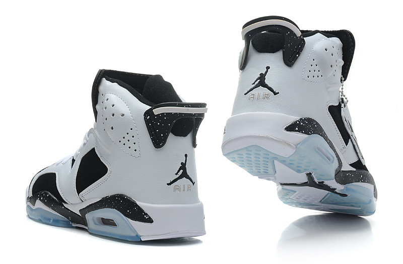 Air Jordan 6 Mens Shoes Black/White Online